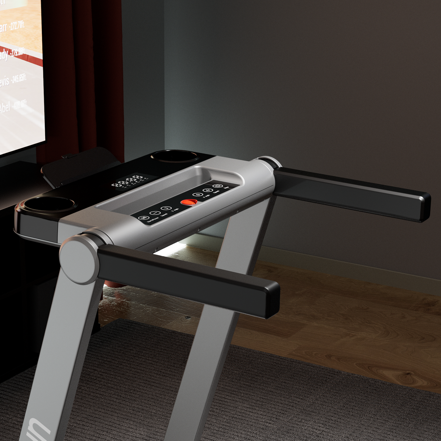 DeerRun A1 Pro Folding Smart Treadmill with 6% Incline - 16 KPH, 158 Kg Capacity