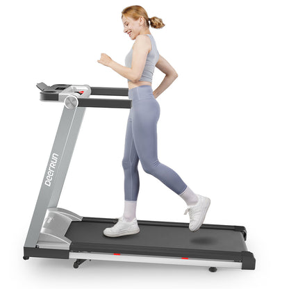 DeerRun A1 Pro Folding Smart Treadmill with 6% Incline - 16 KPH, 158 Kg Capacity