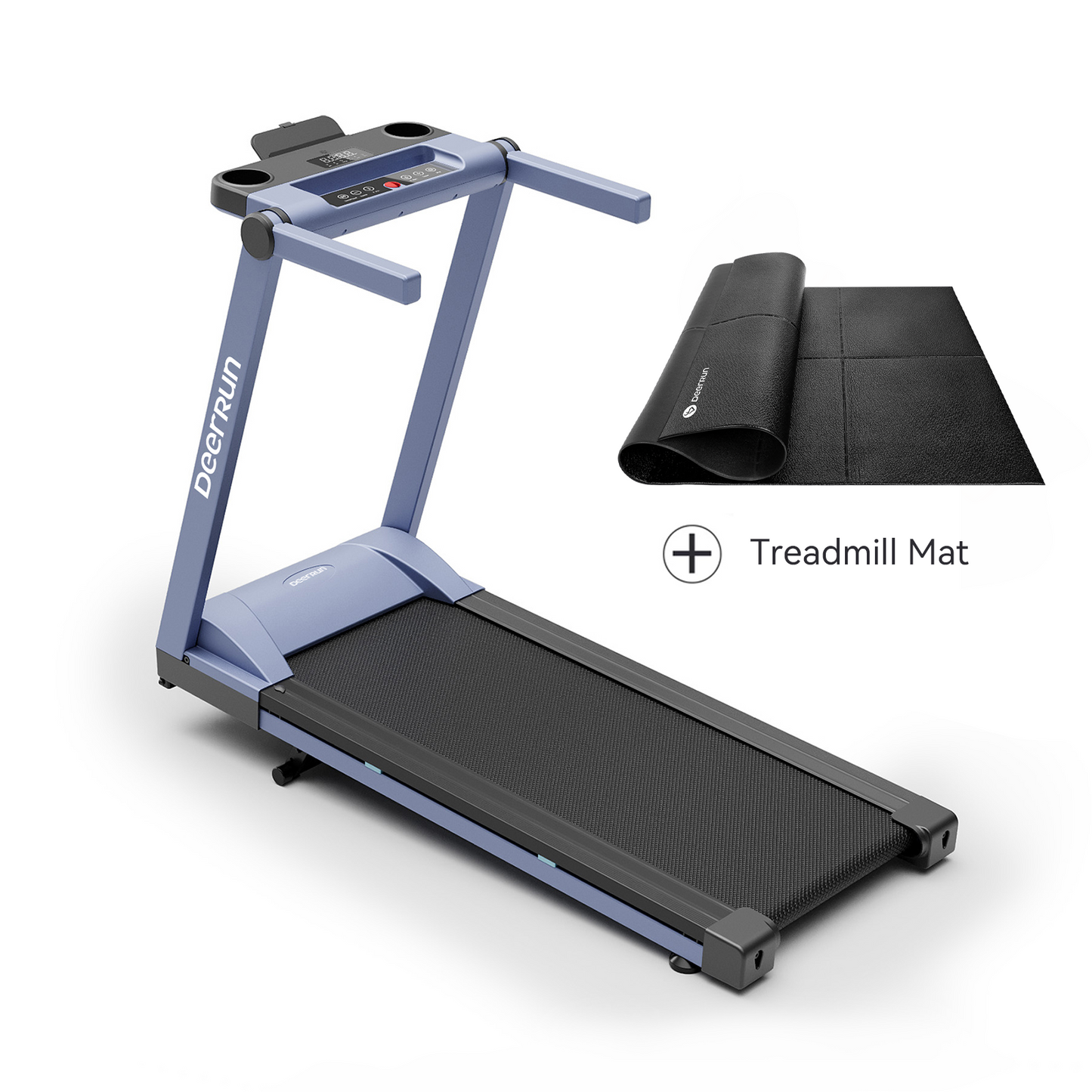 DeerRun A1 Pro Folding Smart Treadmill with 6% Incline - 16 KPH, 158 Kg Capacity