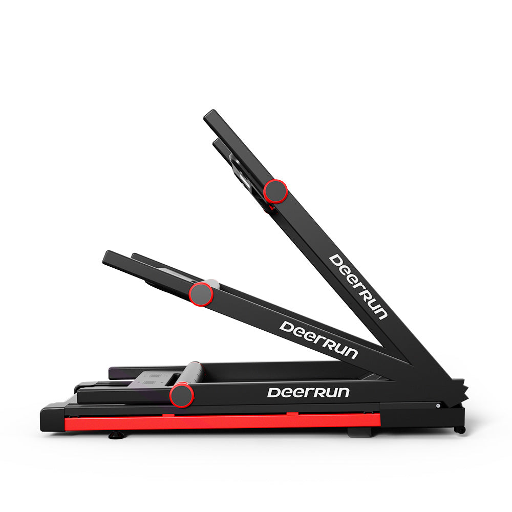 DeerRun A1 Pro Folding Smart Treadmill with 6% Incline - 16 KPH, 158 Kg Capacity