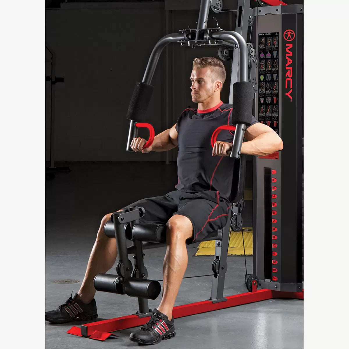 Marcy 68kg (150lb) Stack Home Gym System – Multi-Function Fitness Equipment